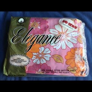 Double fitted sheet vintage Élégance brand